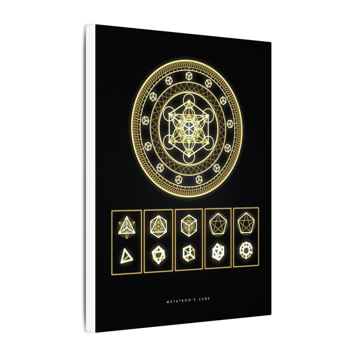 Metatron's Cube gallery canvas print, view 7