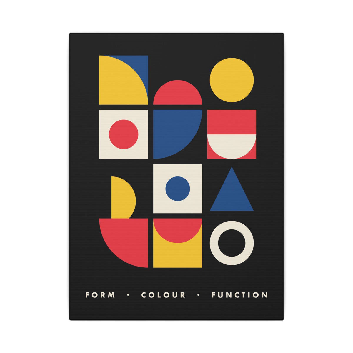 Bauhaus Blocks gallery canvas print, view 2