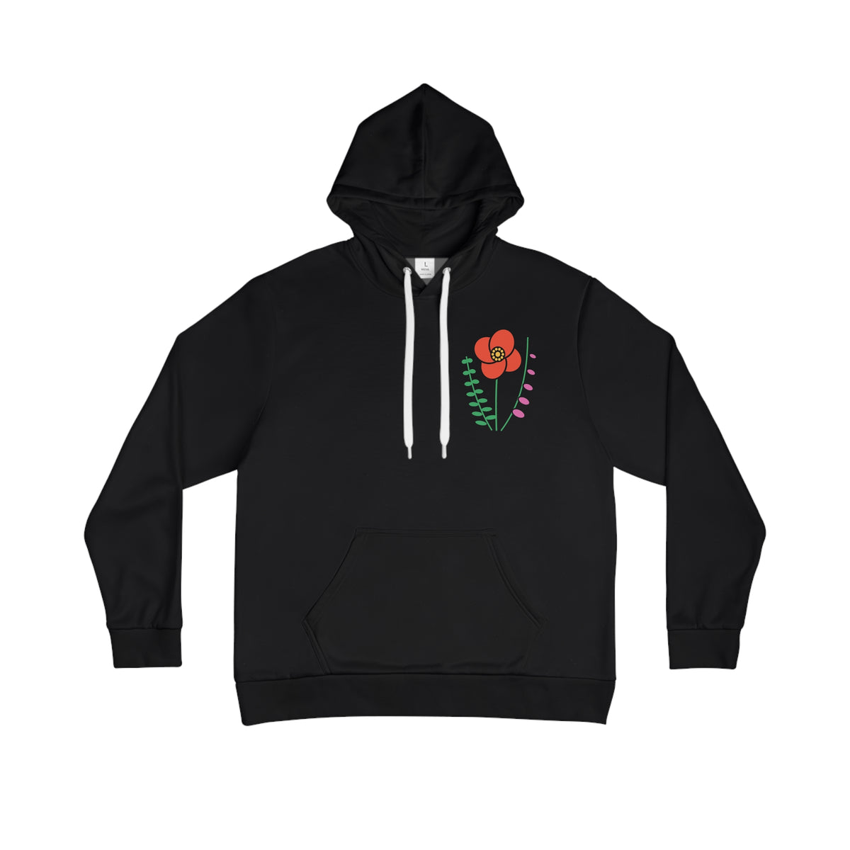 Botanical Nocturne all-over print hoodie, view 3