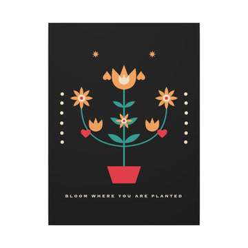 Folk Bloom Canvas