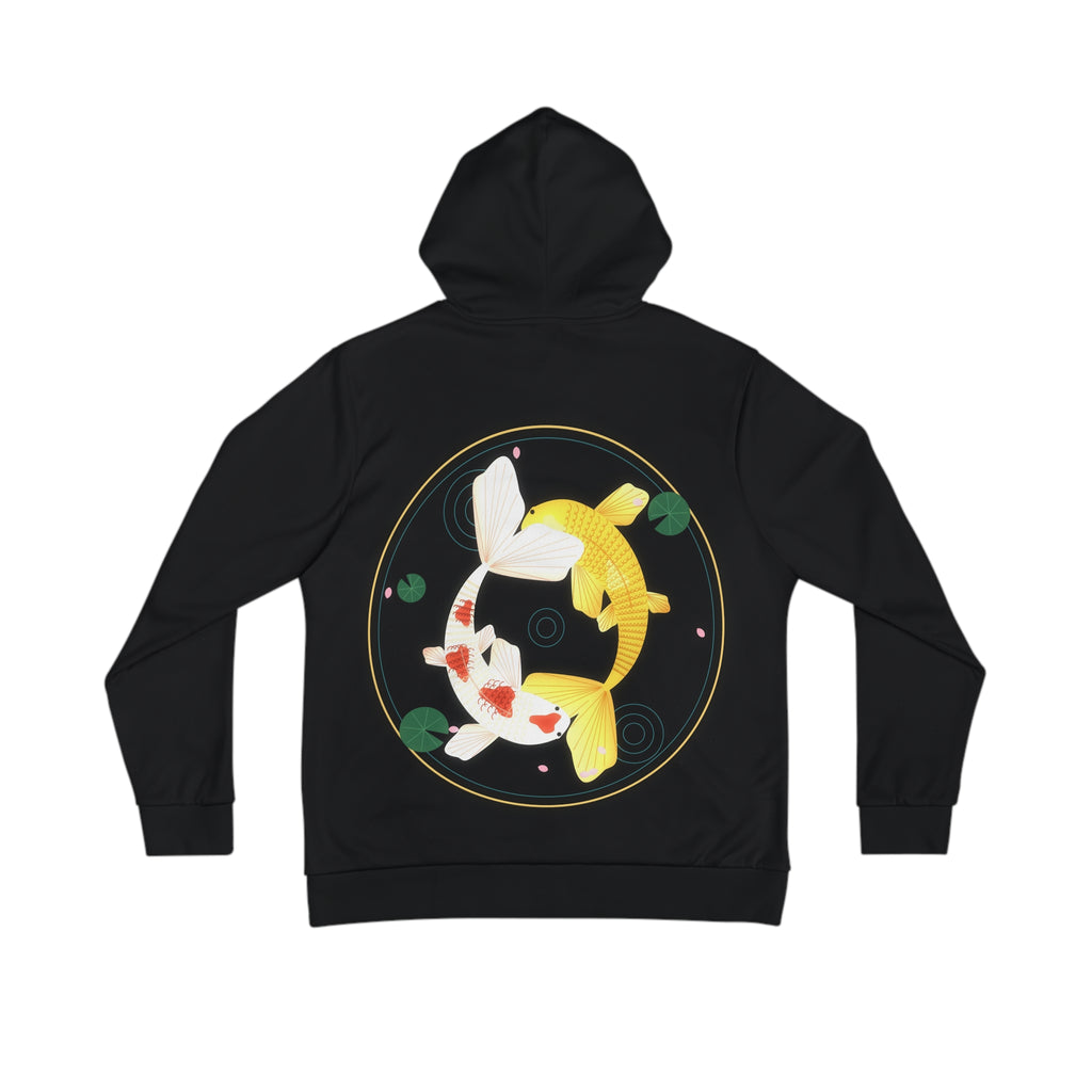 Koi Orbit all-over print hoodie, view 1