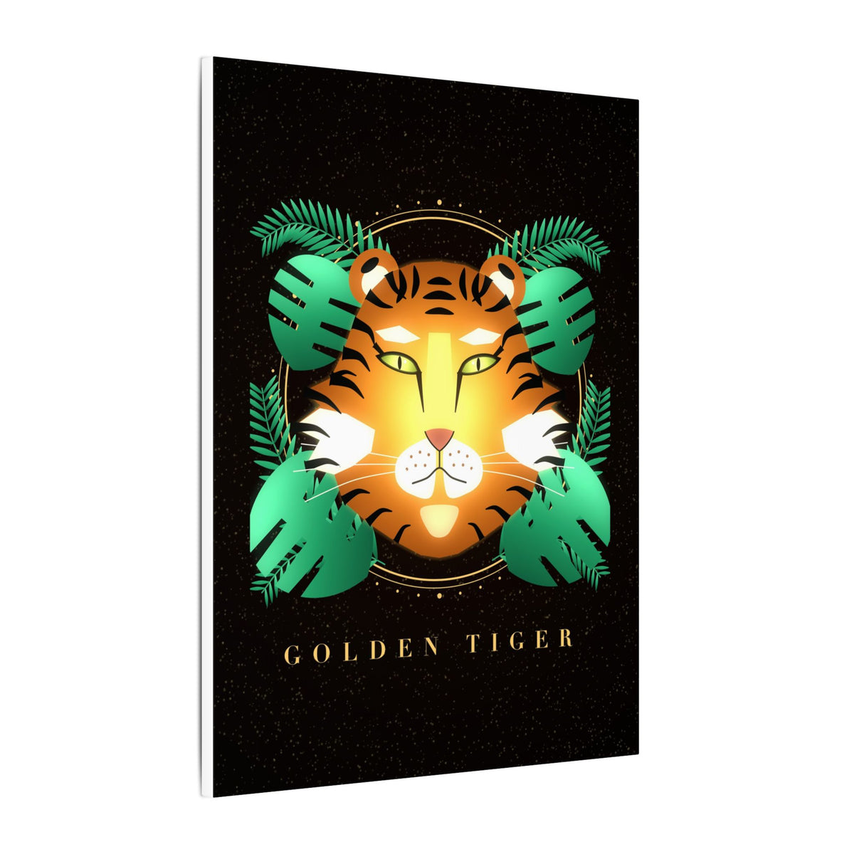 Golden Tiger gallery canvas print, view 4