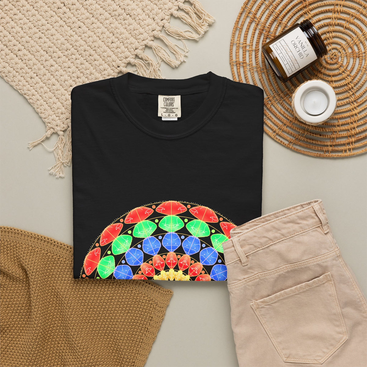 The Rose Window graphic tee, view 3