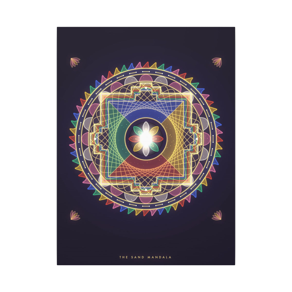 The Sand Mandala gallery canvas print, view 1