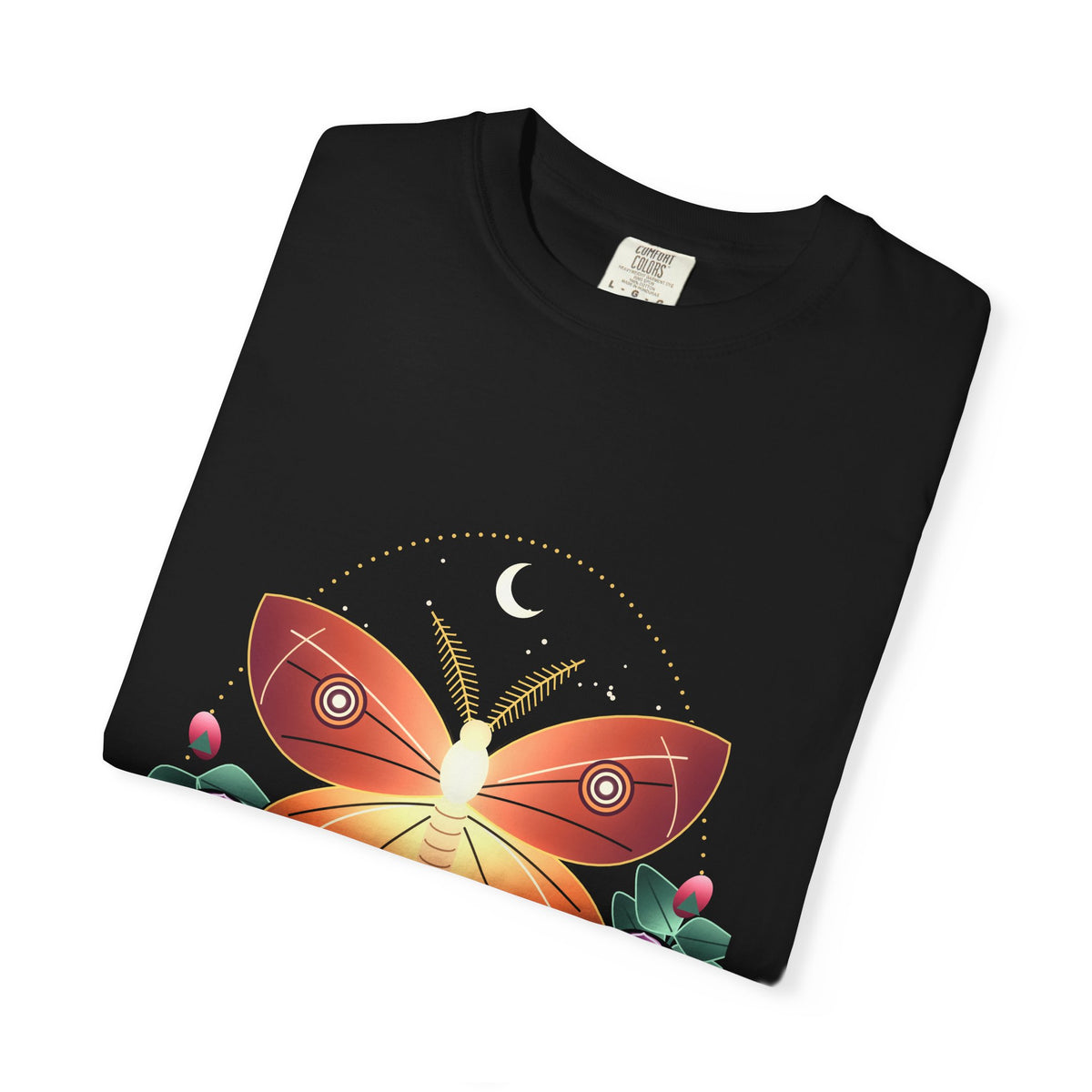 Moth and Rose graphic tee, view 6