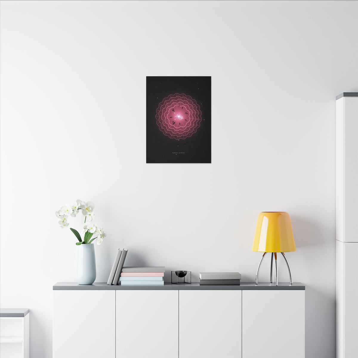 Nebula Bloom gallery canvas print, view 6