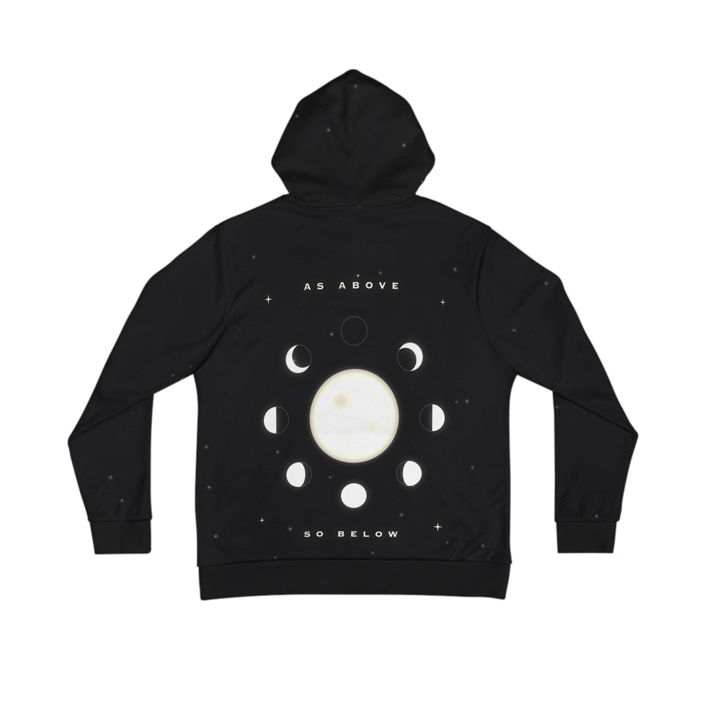 As Above, So Below all-over print hoodie, view 1