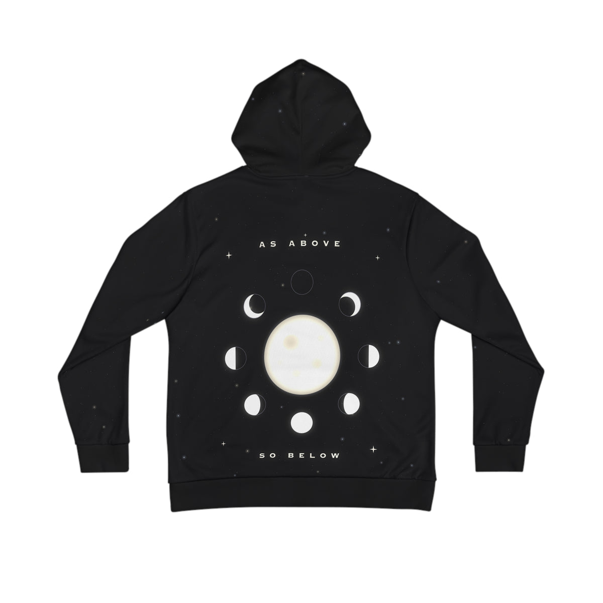 As Above, So Below all-over print hoodie, view 1