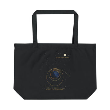 Newton's Cannonball Tote Bag