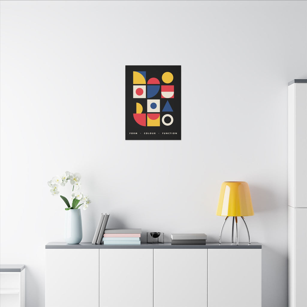 Bauhaus Blocks gallery canvas print, view 6