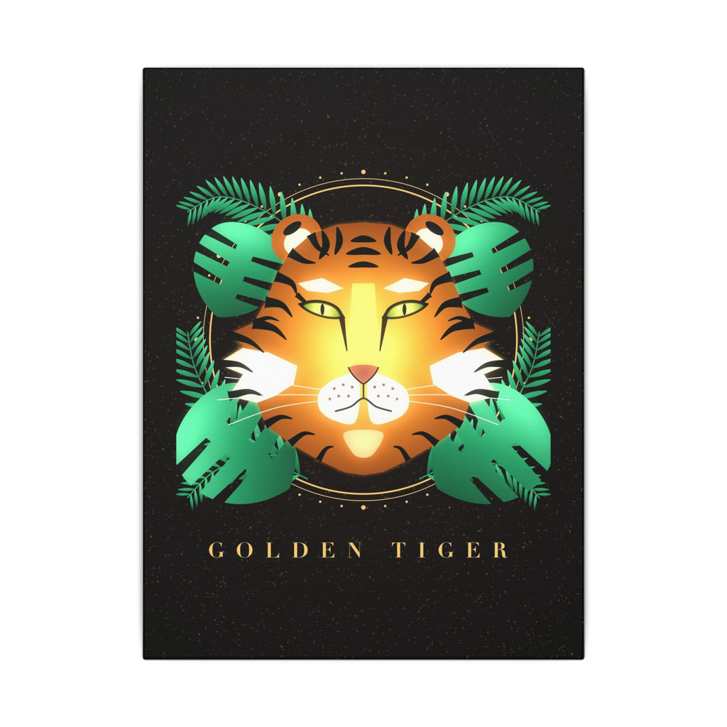 Golden Tiger gallery canvas print, view 2