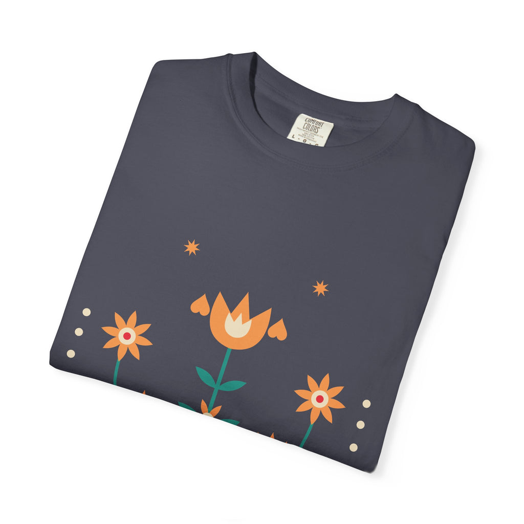 Folk Bloom graphic tee, view 7