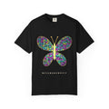 Glass Wings graphic tee in Black, original art by AuraCanvas