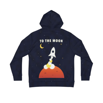 To the Moon All-Over Print Hoodie
