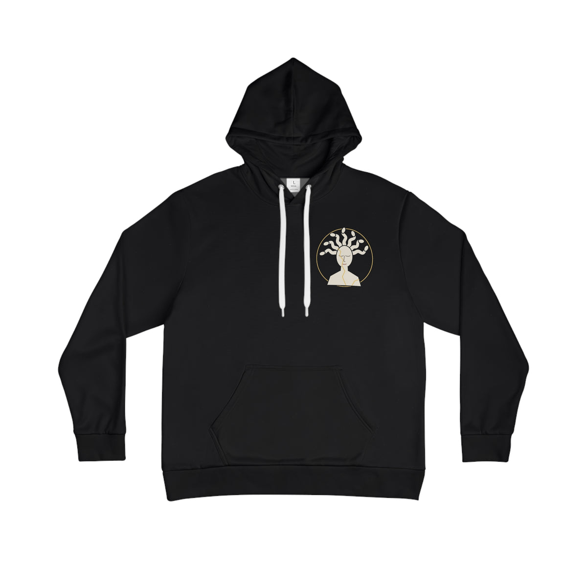 Kintsugi Medusa all-over print hoodie, view 3