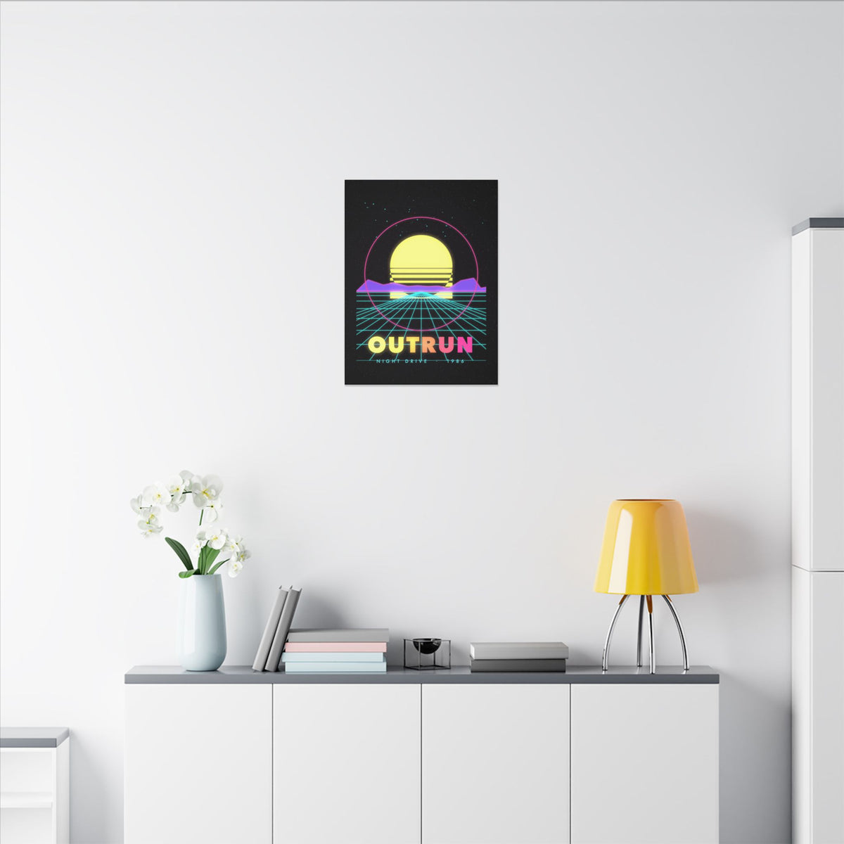 Outrun gallery canvas print, view 6