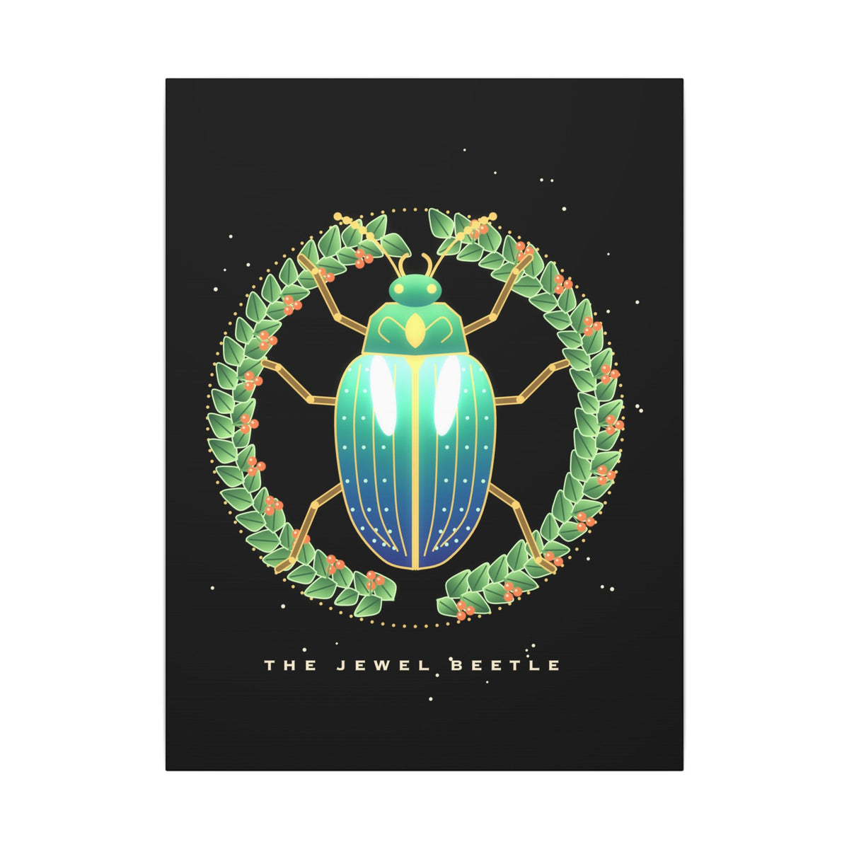 Jewel Beetle gallery canvas print, view 1