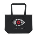 Hypnotic Eye organic cotton tote bag, view 1