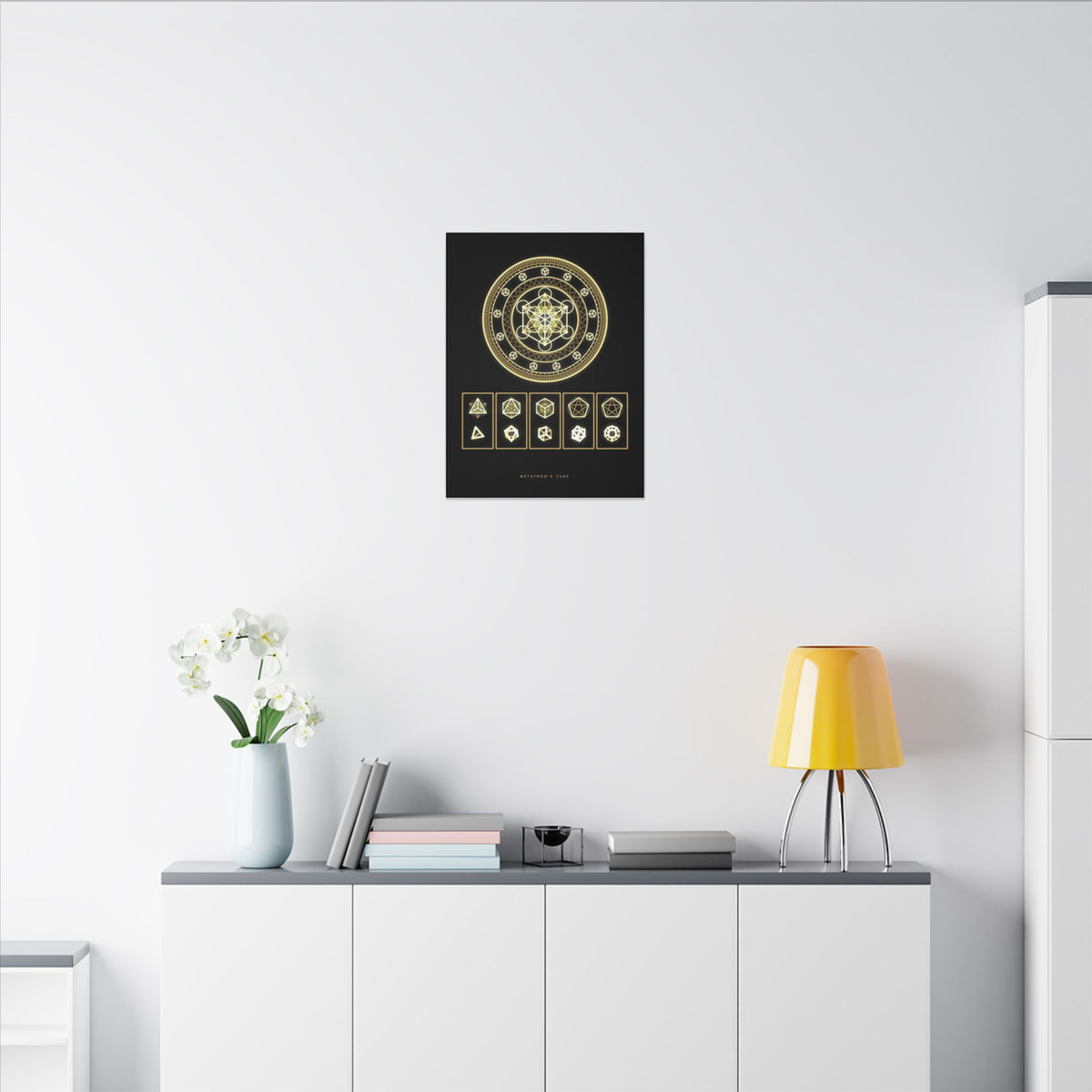Metatron's Cube gallery canvas print, view 6