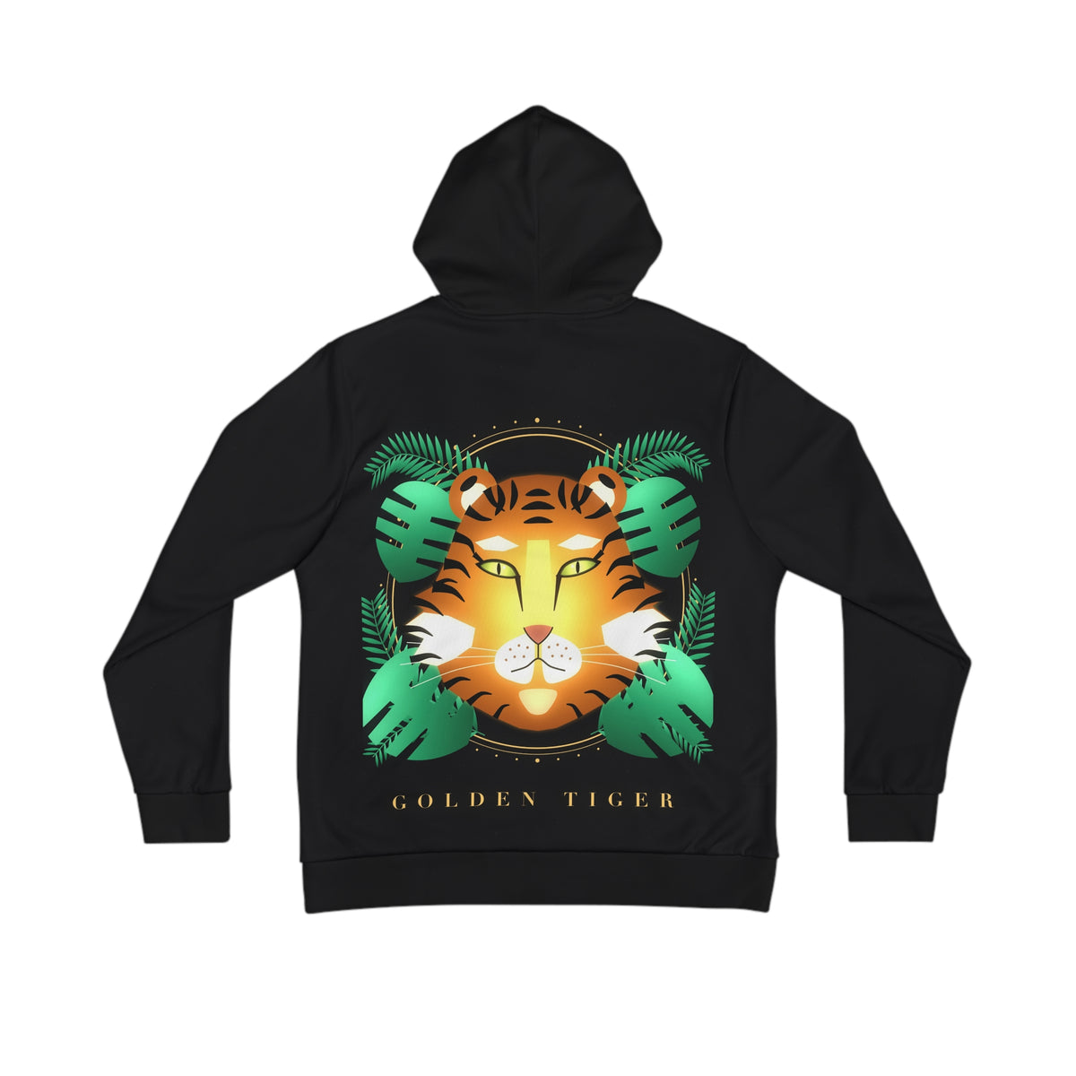 Golden Tiger all-over print hoodie, view 1