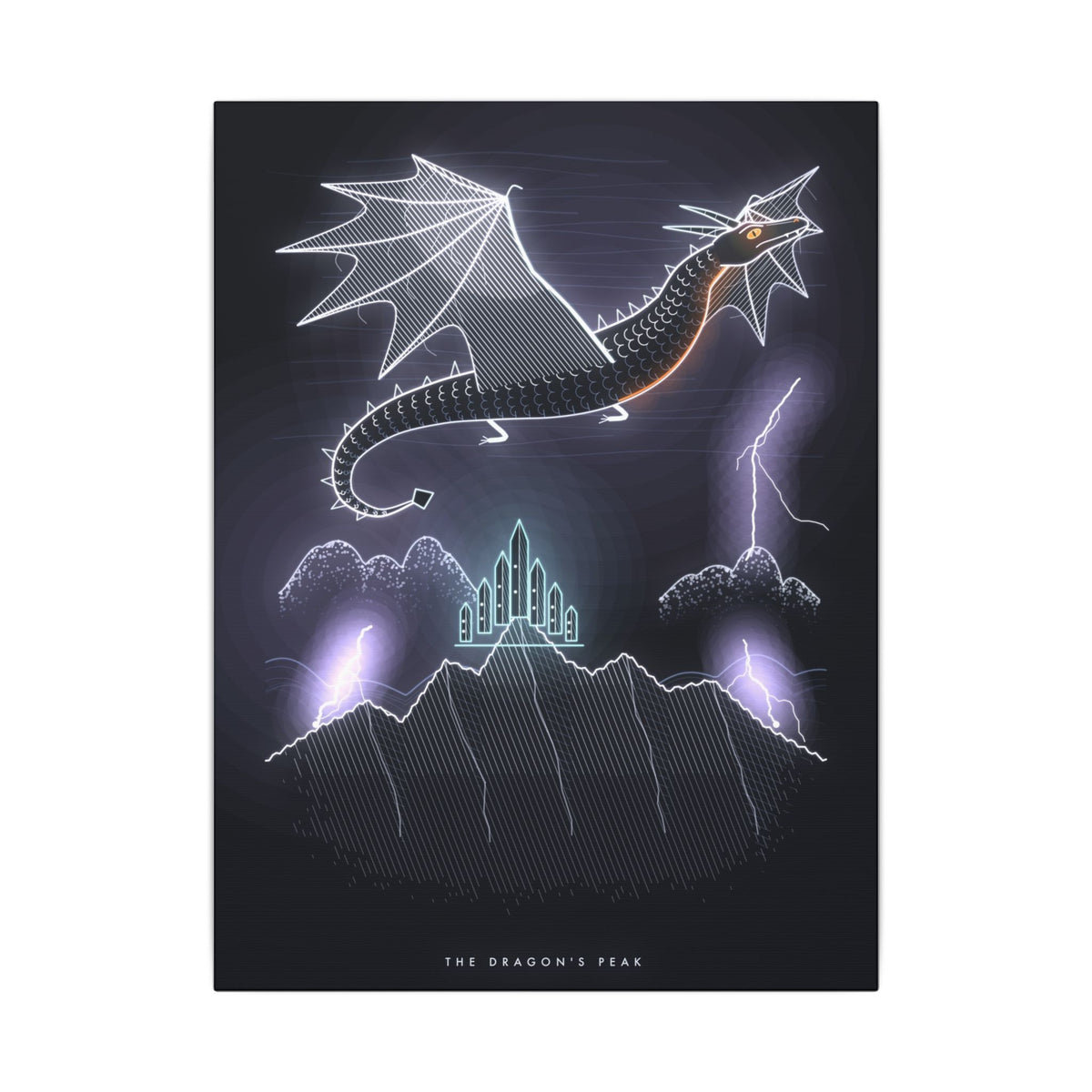 The Dragon's Peak Canvas