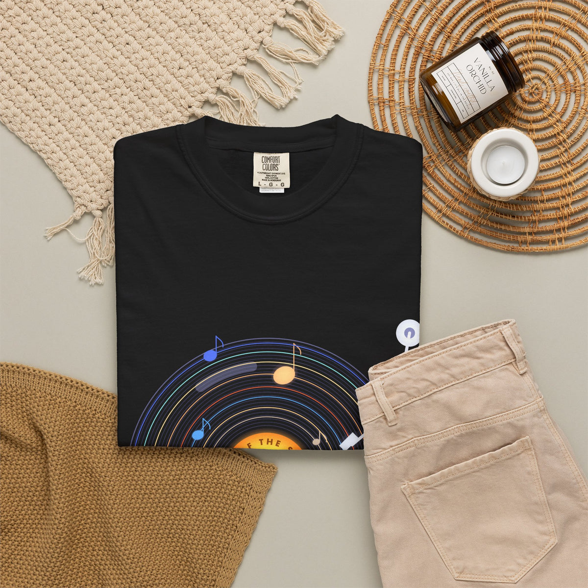 Music of the Spheres graphic tee, view 2