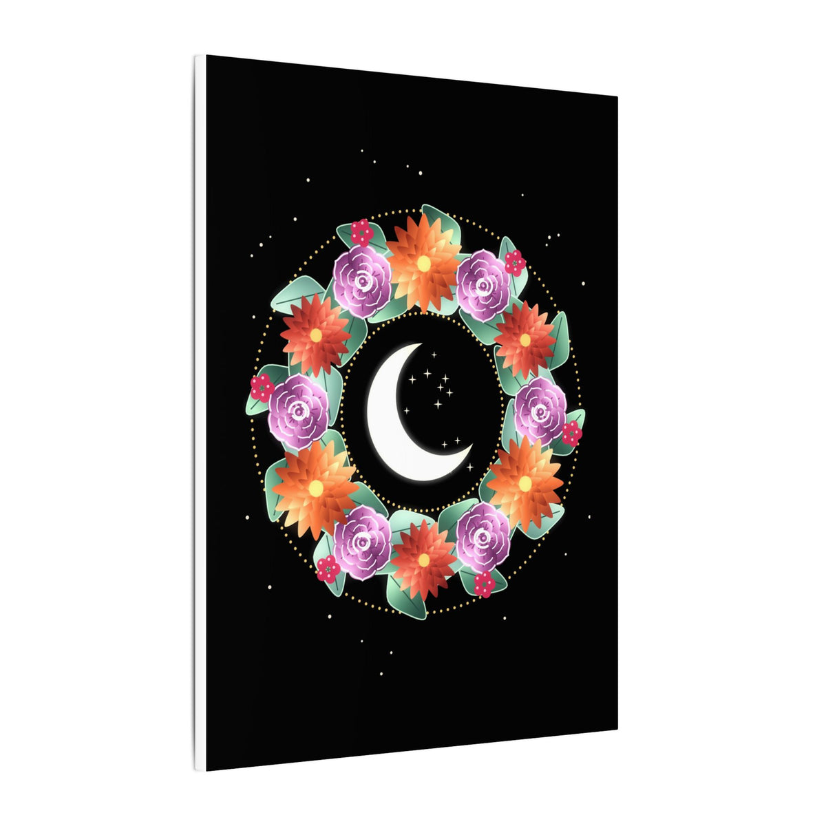Night Wreath gallery canvas print, view 4
