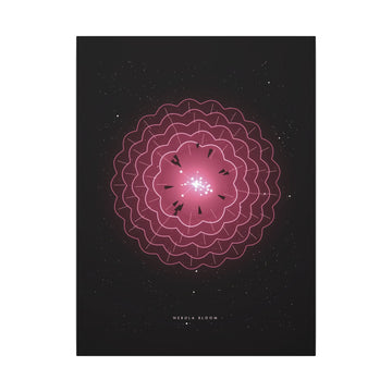 Nebula Bloom Canvas