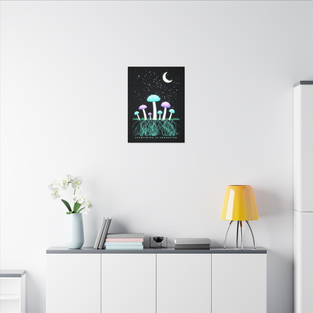 Moonlit Mycelium gallery canvas print, view 6