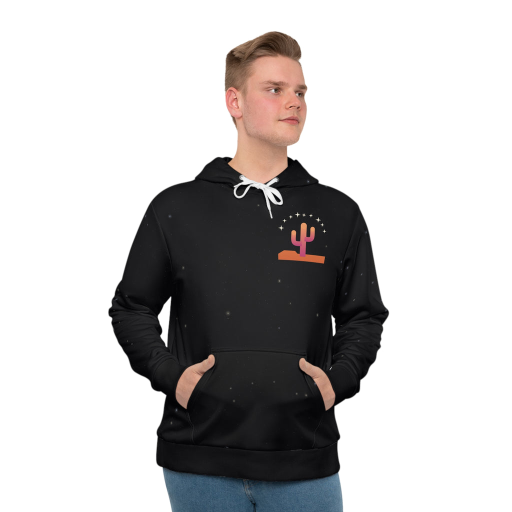 Desert Night all-over print hoodie, view 4