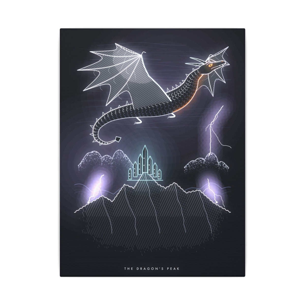 The Dragon's Peak Canvas