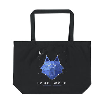 Constellation Wolf Tote Bag