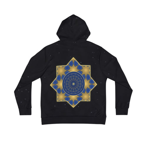 Alhambra Star all-over print hoodie, view 1