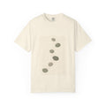 Stepping Stones graphic tee in Ivory, original art by AuraCanvas