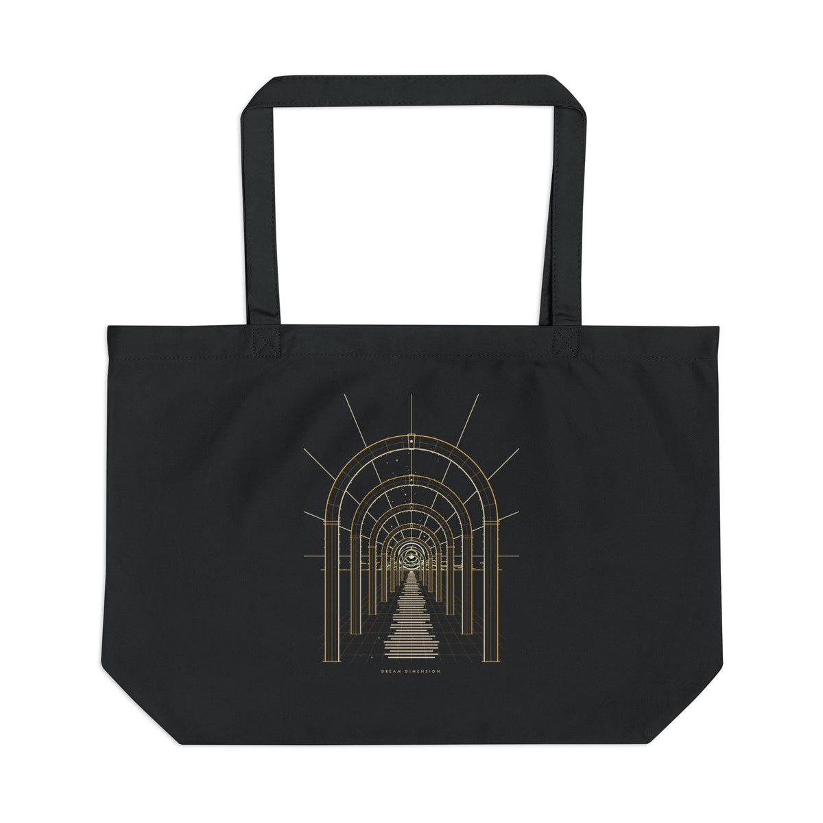Dream Dimension organic cotton tote bag, view 1