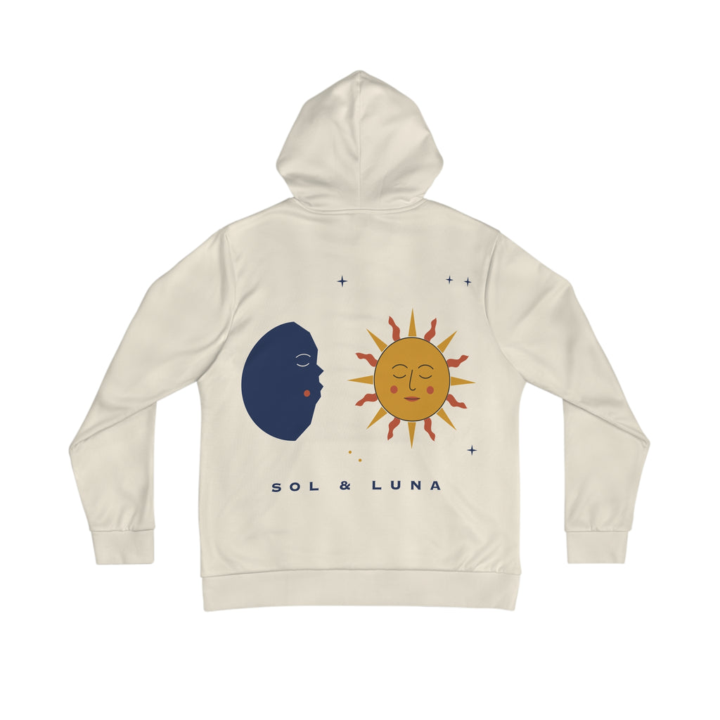 Sol & Luna all-over print hoodie, view 1