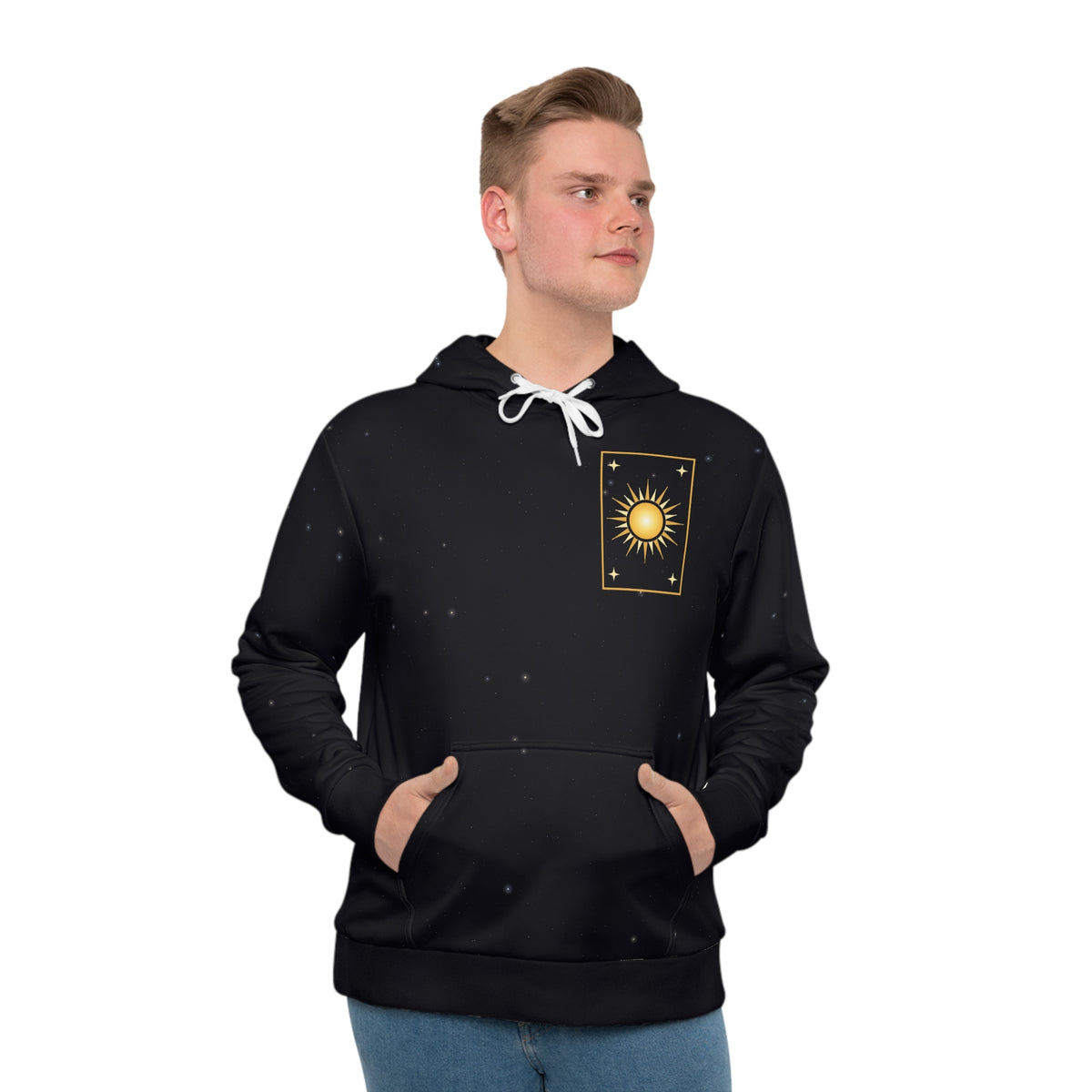 The Sun all-over print hoodie, view 4