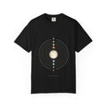 The Philosopher's Star graphic tee in Black, original art by AuraCanvas