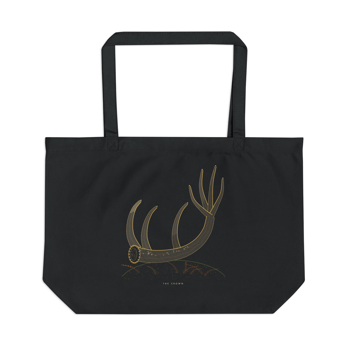 The Crown organic cotton tote bag, view 1