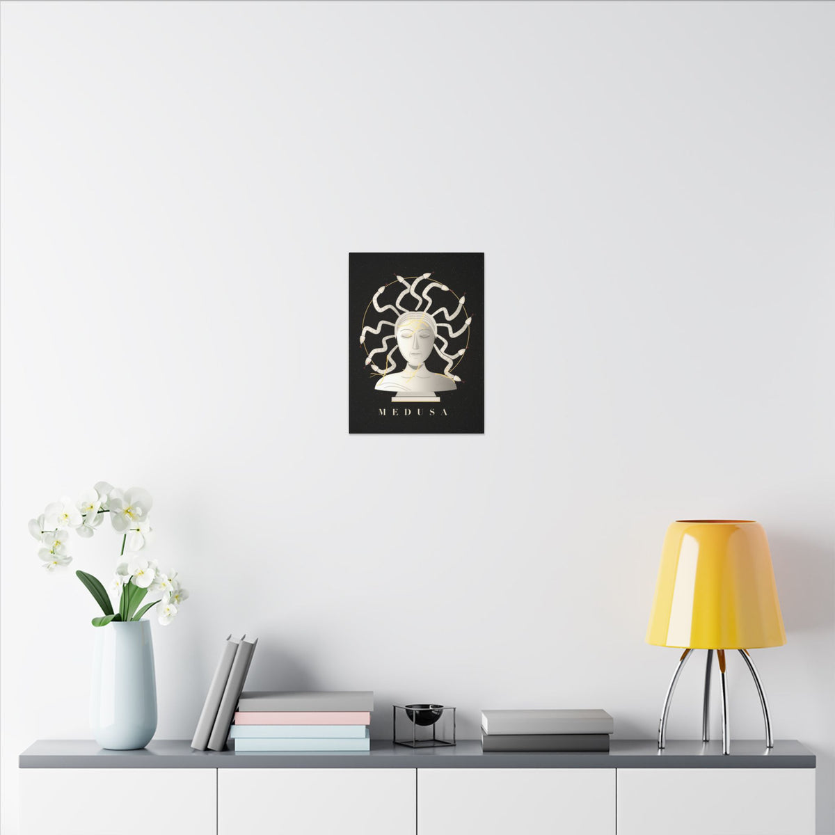 Kintsugi Medusa gallery canvas print, view 12
