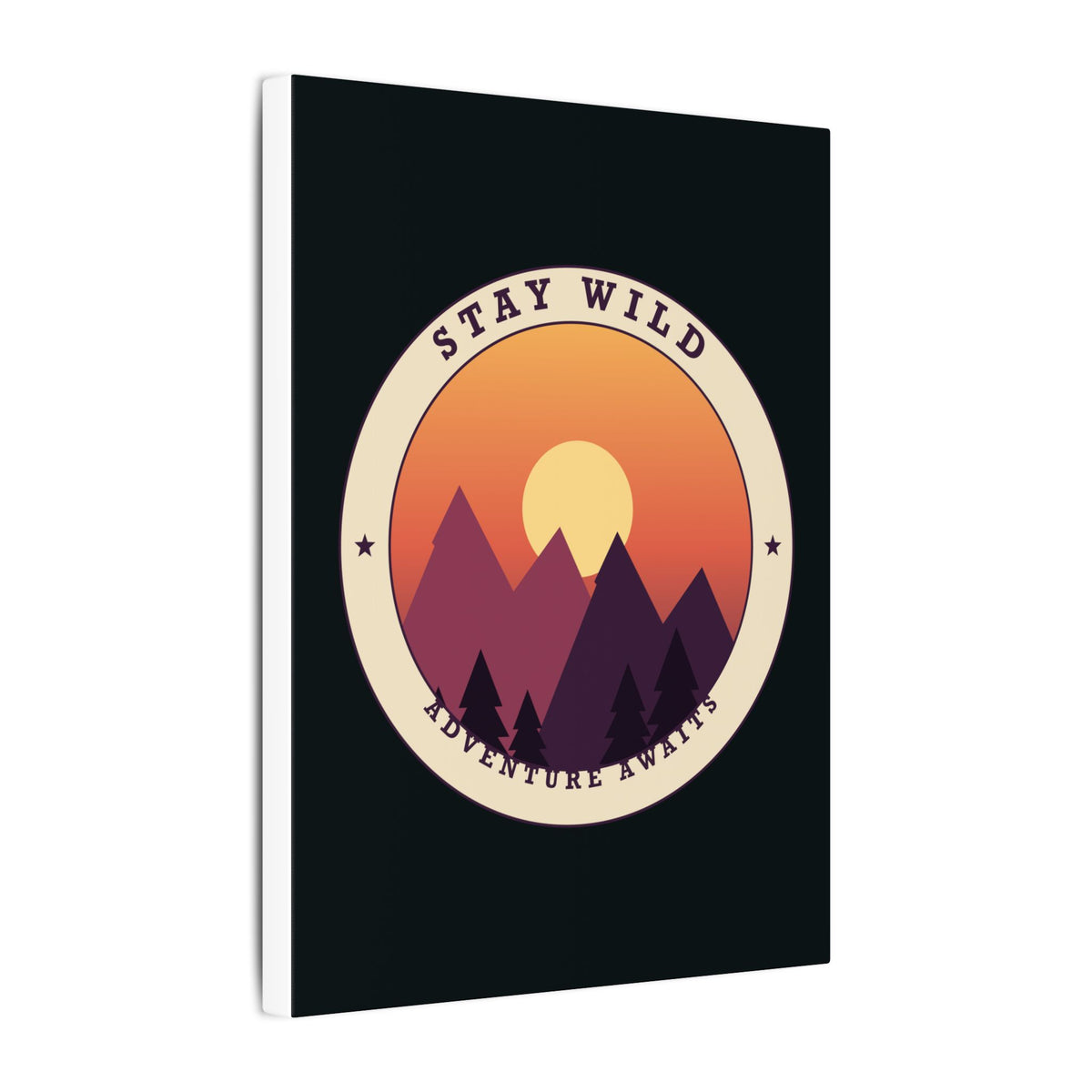 Stay Wild gallery canvas print, view 7