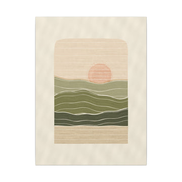 Olive Horizon Canvas