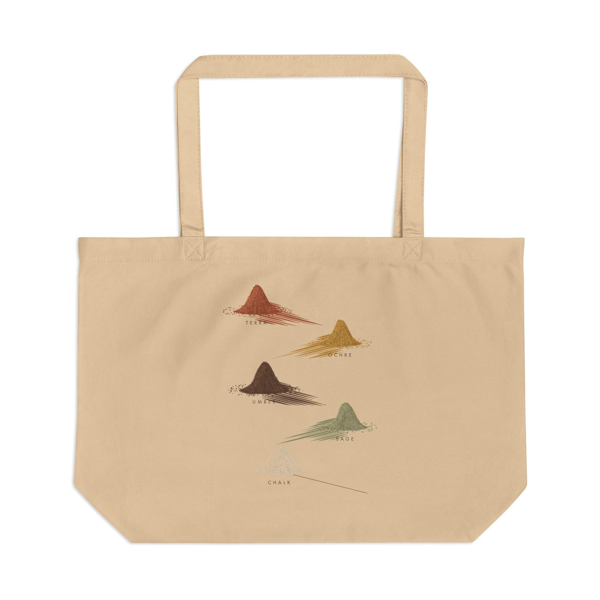Pigments organic cotton tote bag, view 1