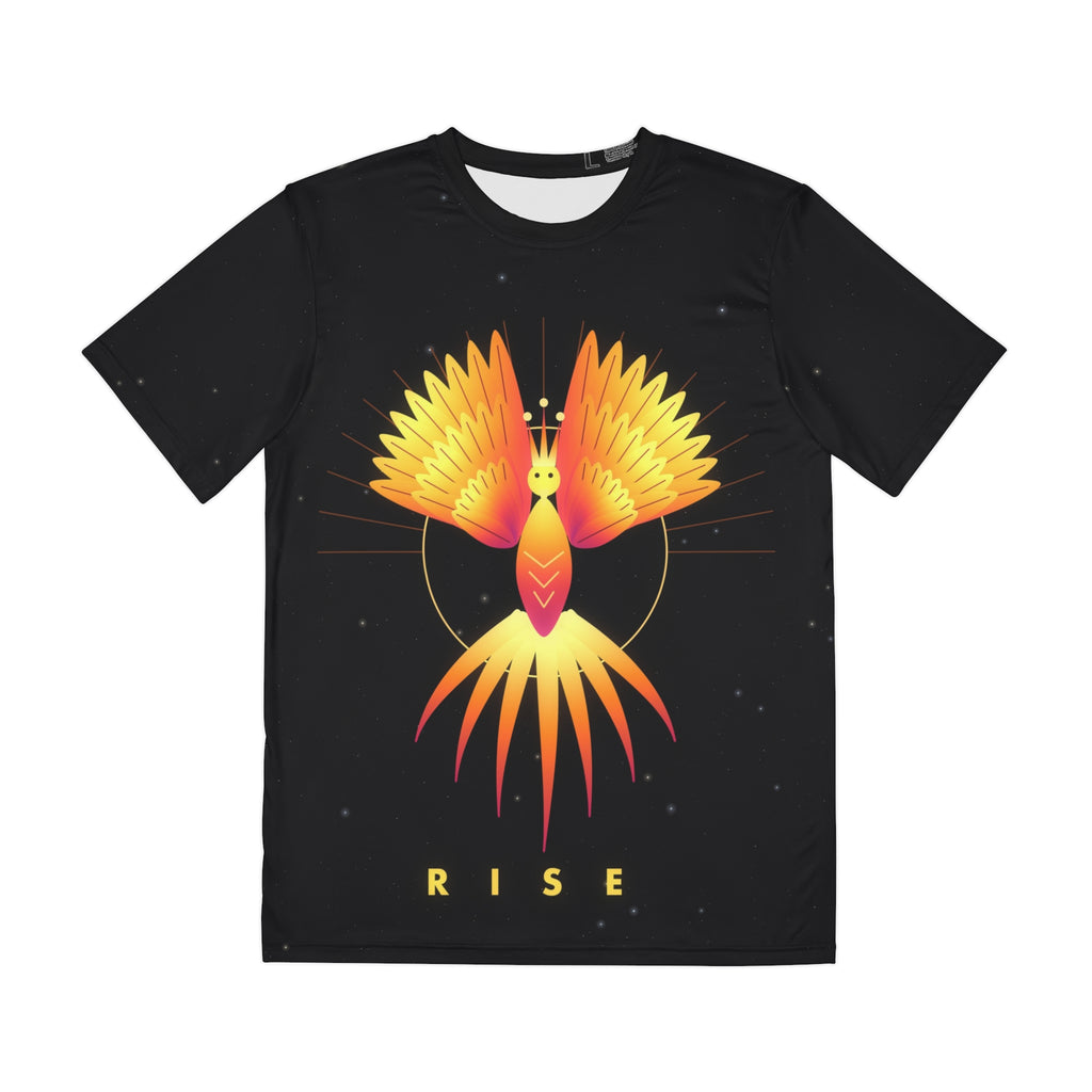 Phoenix Rising all-over print tee, view 1