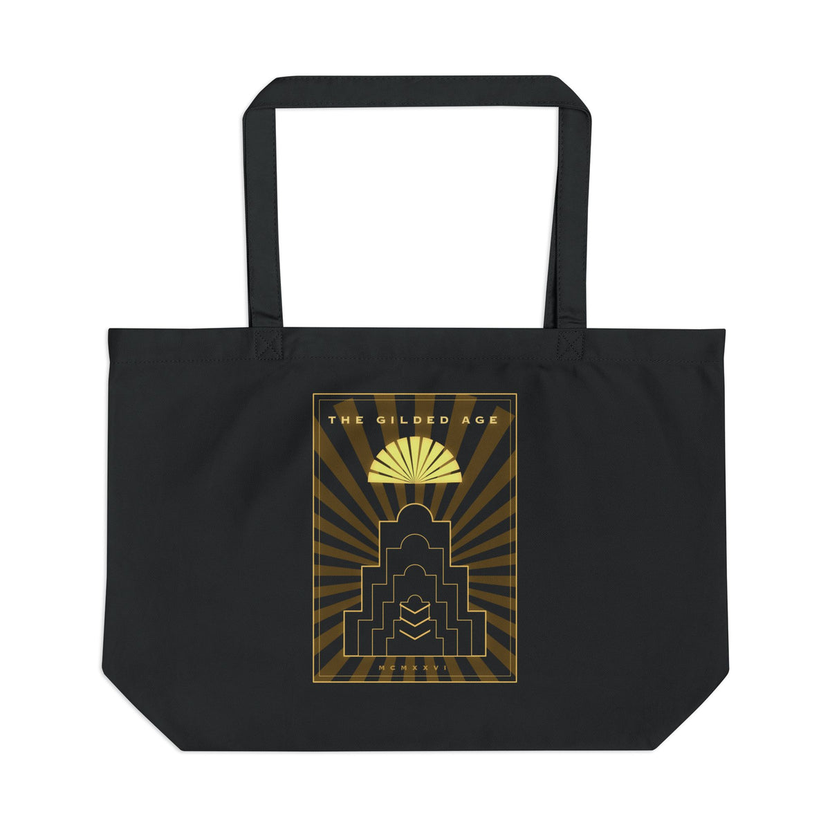 Gilded Age organic cotton tote bag, view 1