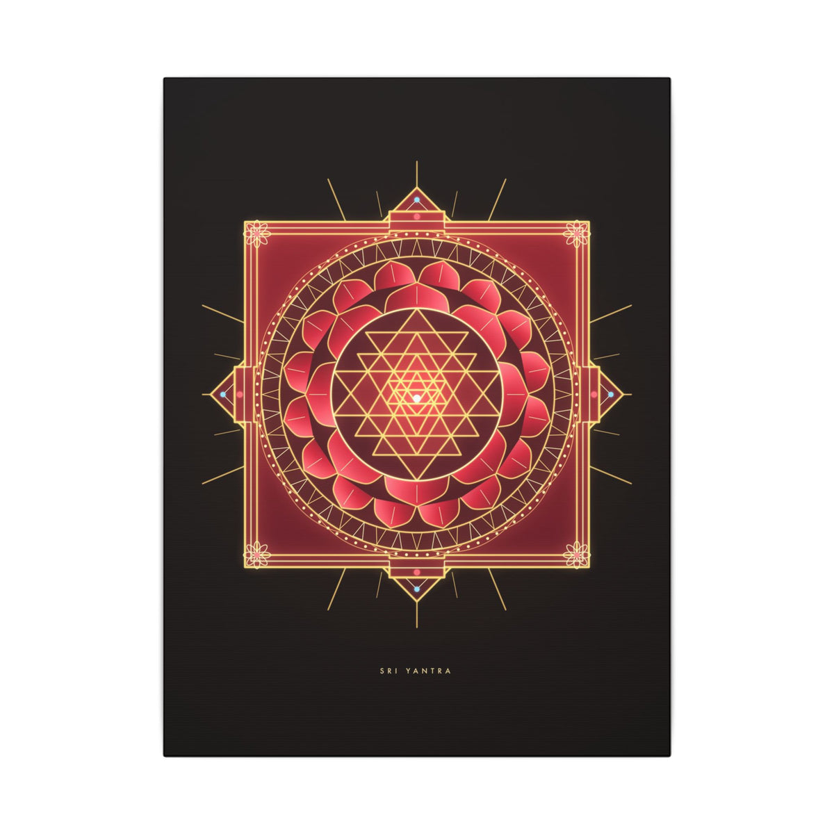 The Sri Yantra gallery canvas print, view 3