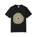 Brewster's Kaleidoscope graphic tee in Black, original art by AuraCanvas