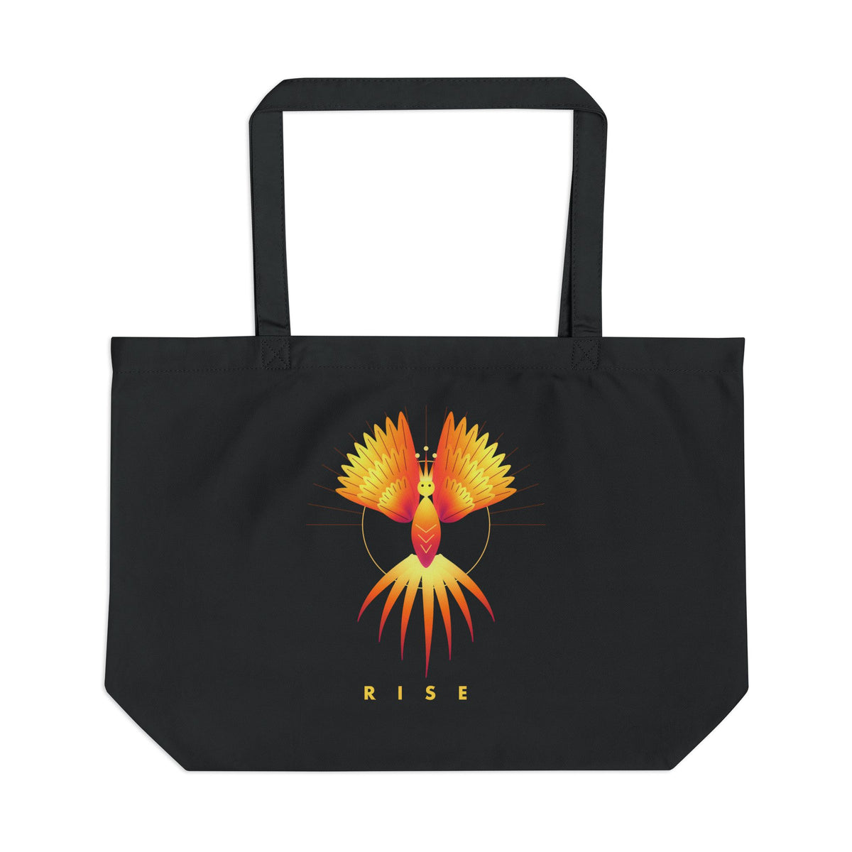 Phoenix Rising organic cotton tote bag, view 1