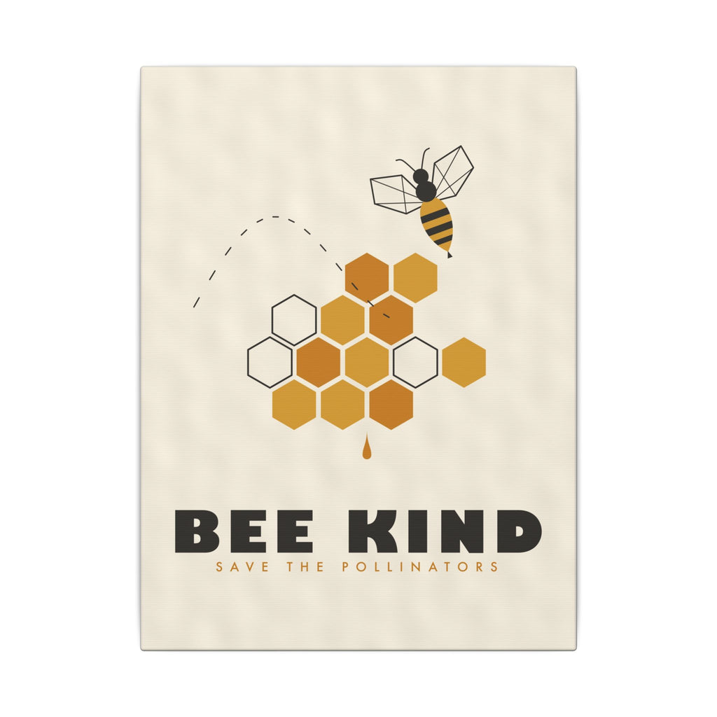 Bee Kind gallery canvas print, view 2