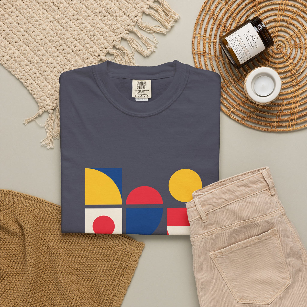 Bauhaus Blocks graphic tee, view 5